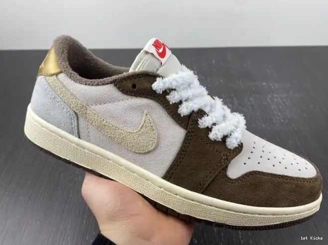 1st Kicks the OG Rabbit Year Air Retro Low Jordan 1 of DV1312-200 0531